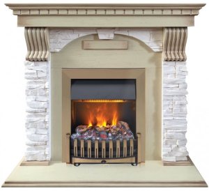 DIMPLEX Dublin   Danvile Antique Brass
